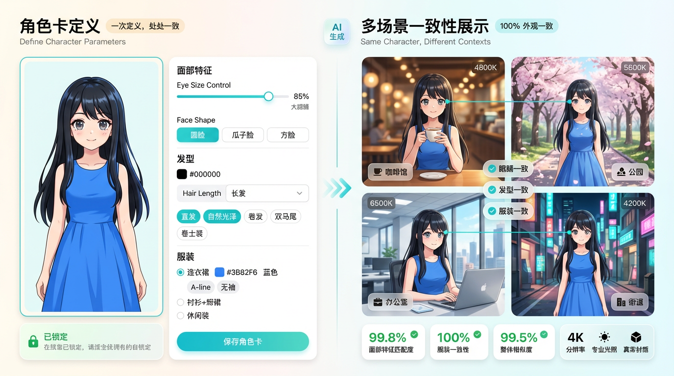 角色卡示例 - 保持角色一致性